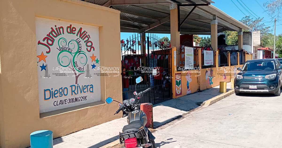 Robo y daños en un jardín de niños