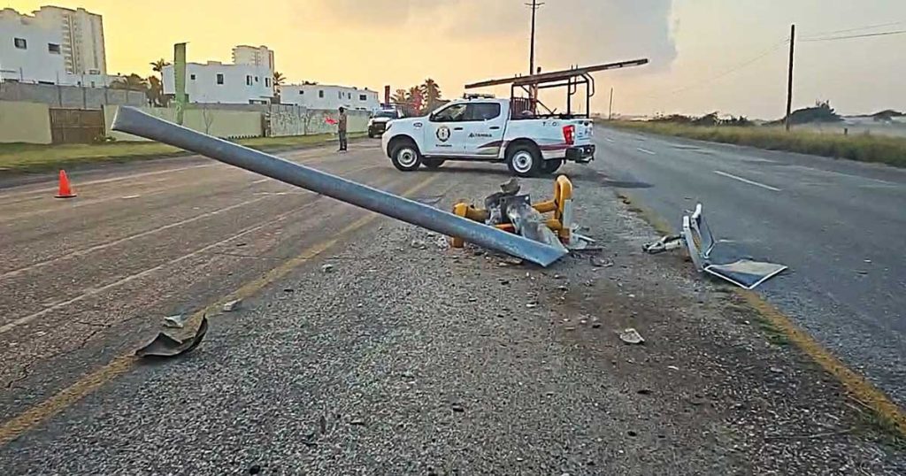 Pareja sufre un brutal accidente