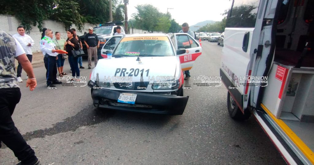 Tres lesionados en encontronazo
