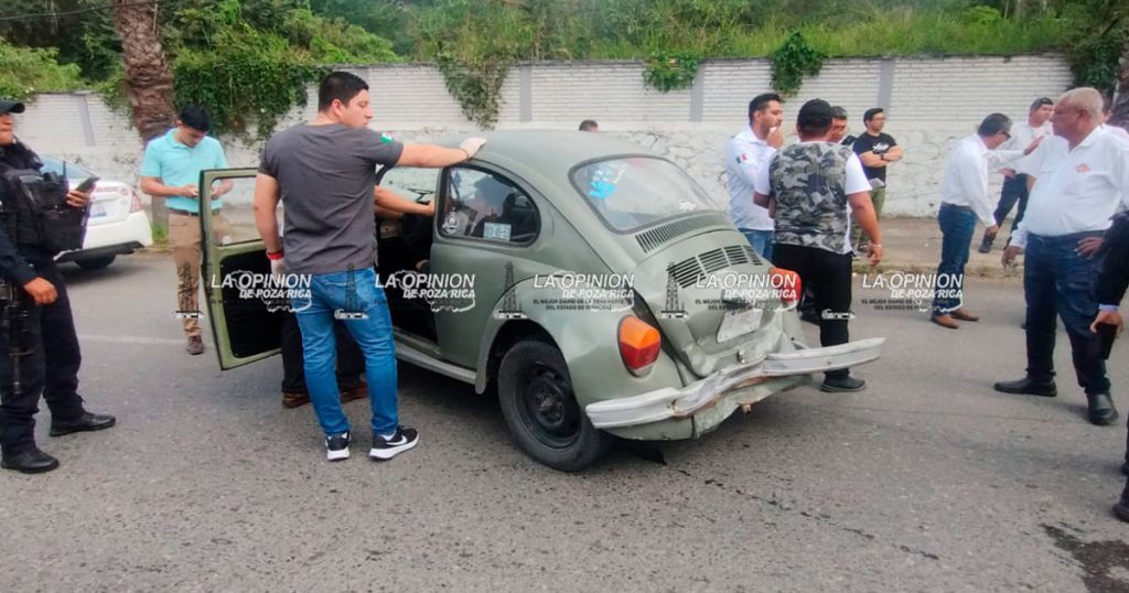 Tres lesionados en encontronazo
