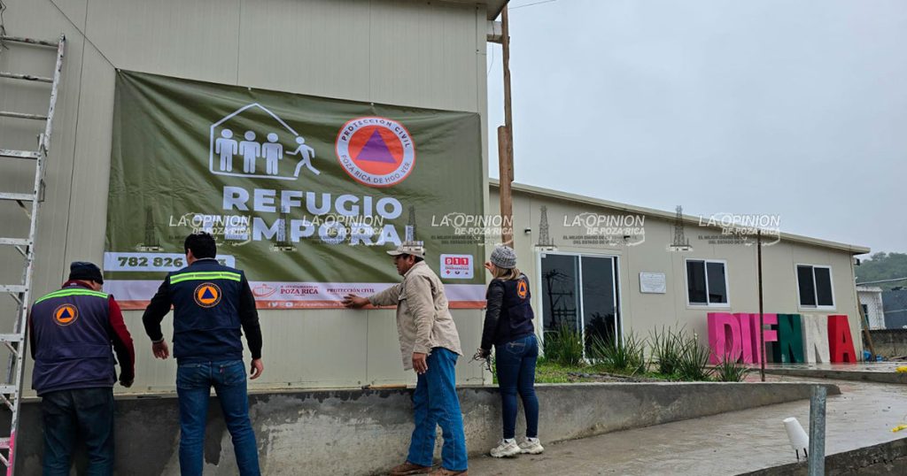 Protección Civil activó dos refugios temporales por bajas temperaturas