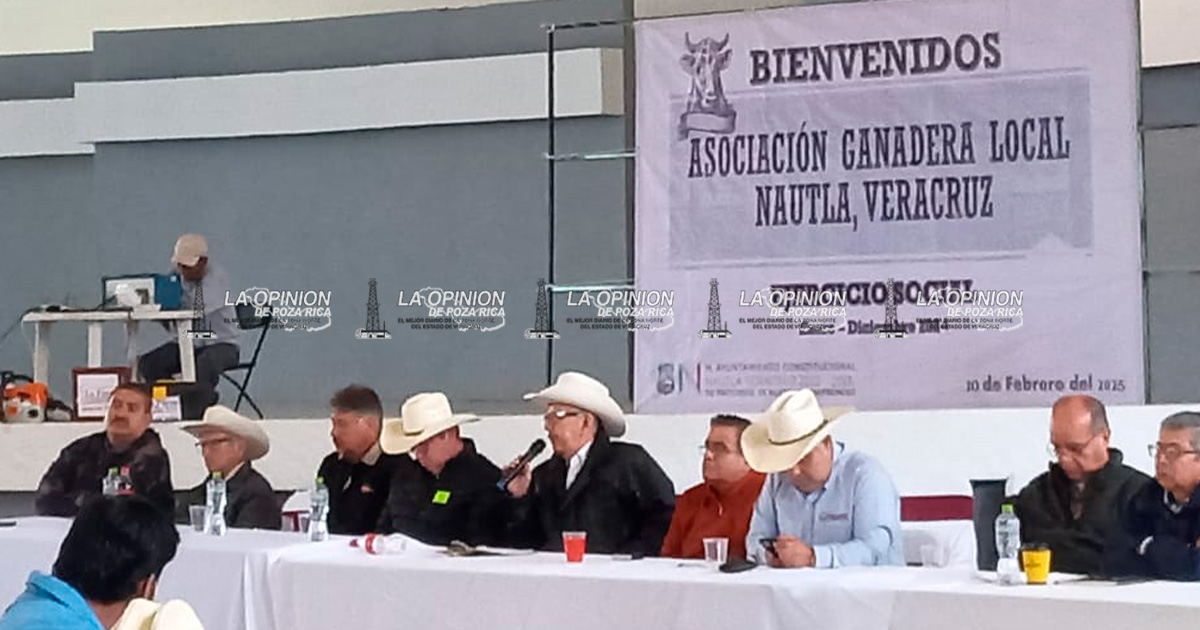 Rinde Informe la directiva de la Asociación Ganadera Local de Nautla