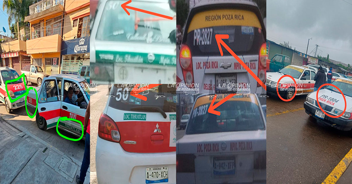 Taxis clonados en la metrópoli