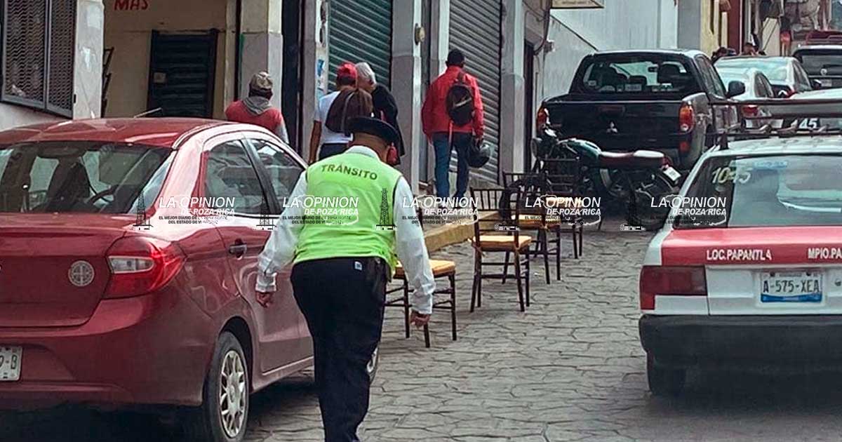Comerciantes retan a Tránsito