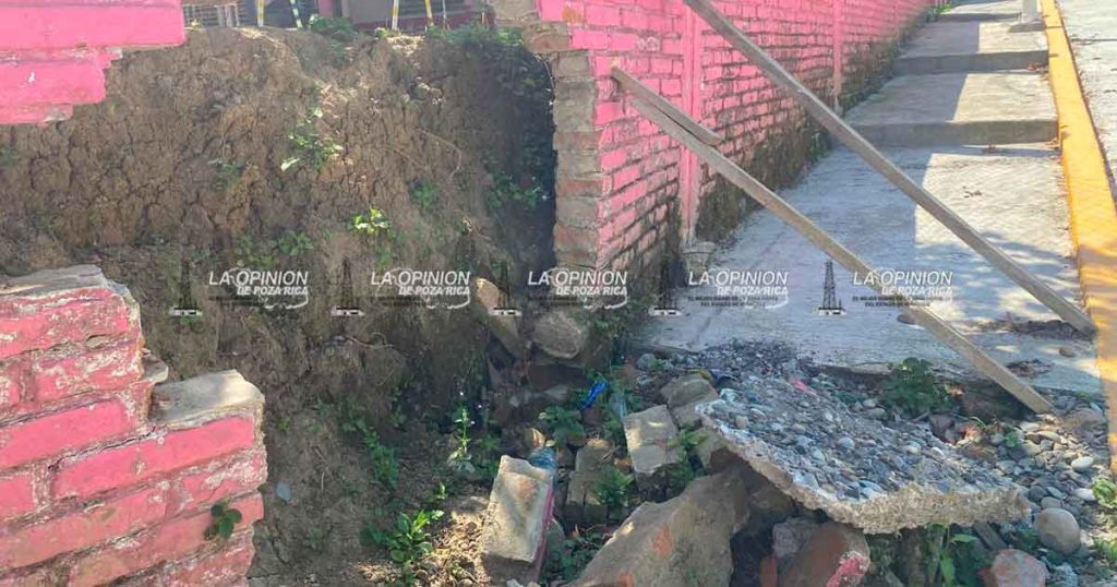 Barda del CAIC-DIF podría provocar una tragedia