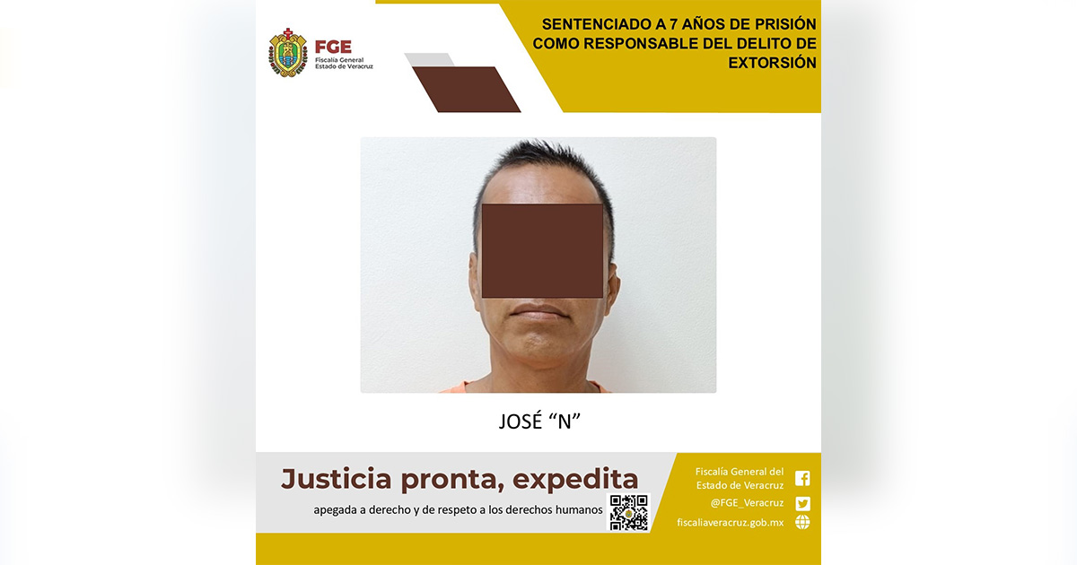 Dicta juez 7 años de prisión a extorsionador