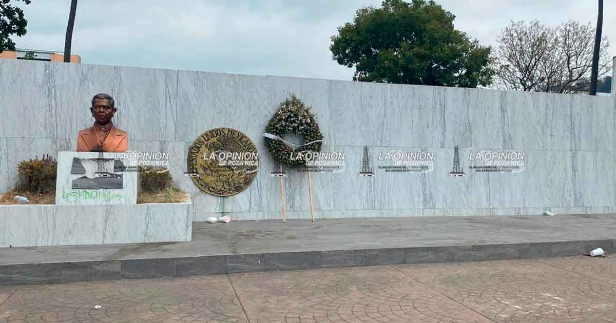 Cuatro años de abandono para el monumento del Gral. Lázaro Cárdenas