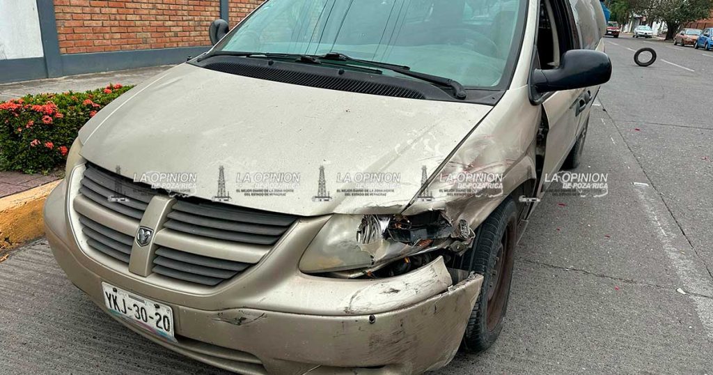 “Frenó, giró… ¡y chocó!