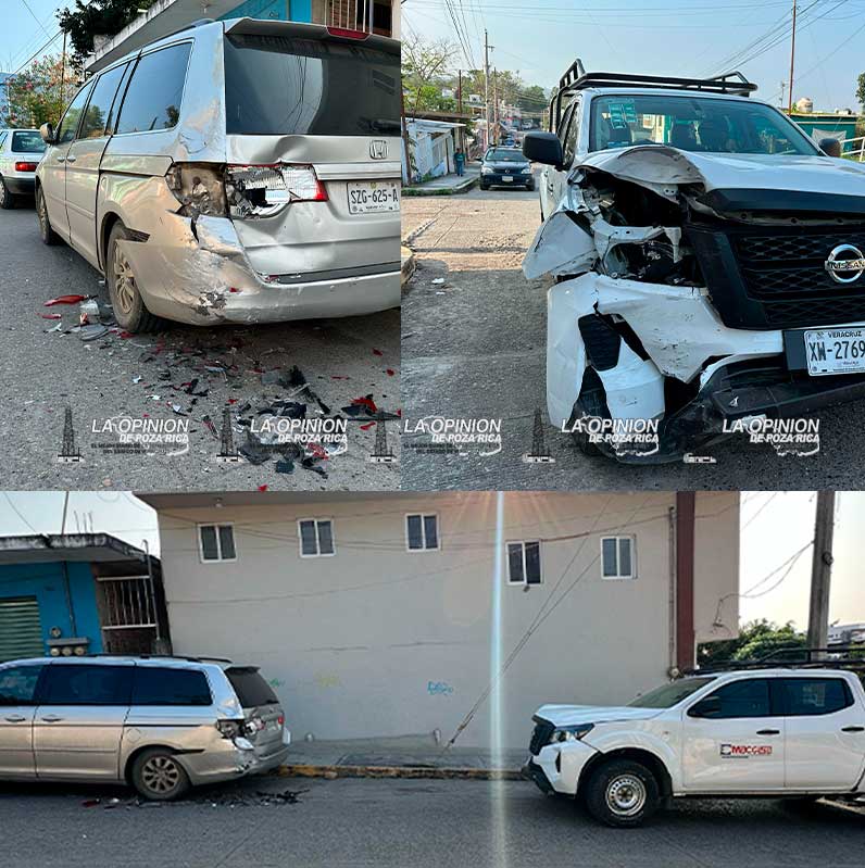 ¡Empleado de constructora MACGISA ocasiona accidente!