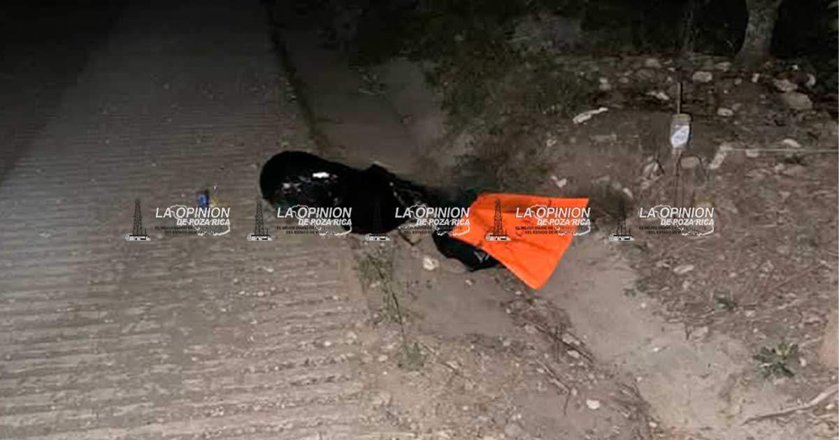 Hallan cuerpo en bolsas negras