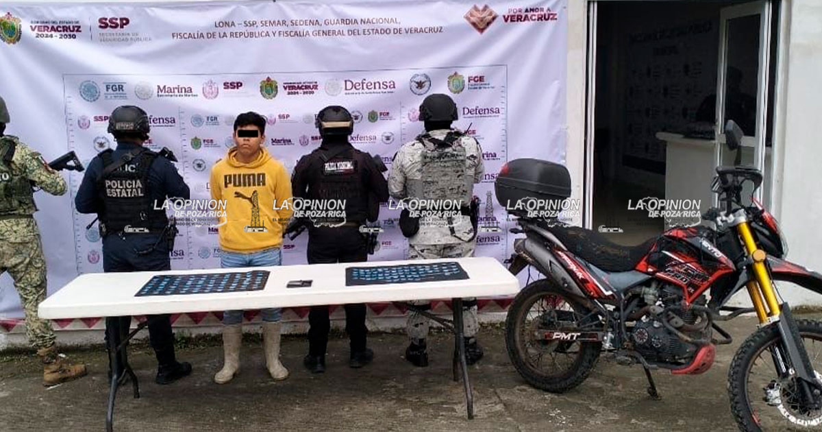 Detienen a El Tartas con 100 dosis de cristal