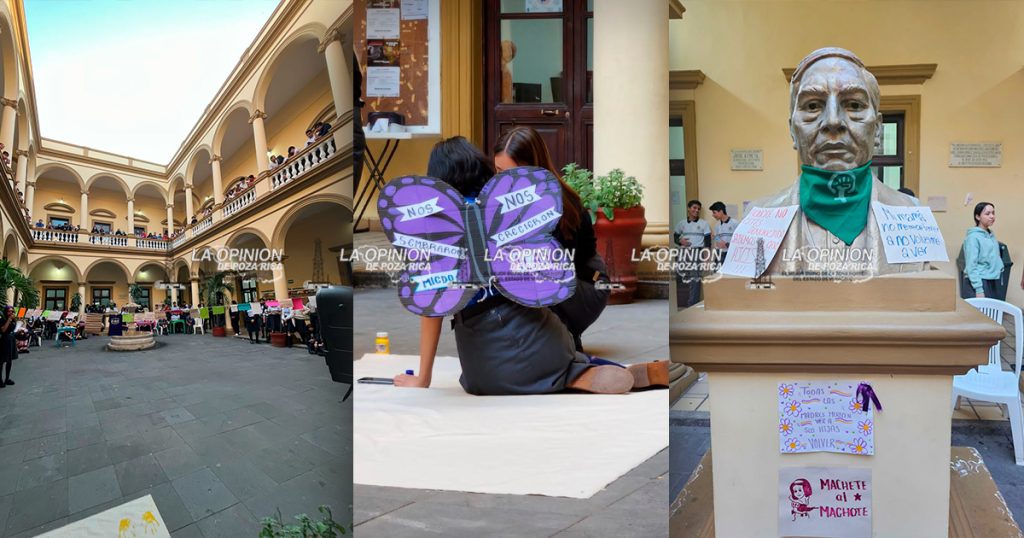 Se burlan de alumnas que realizan "Tendedero" en Bachilleres de Veracruz