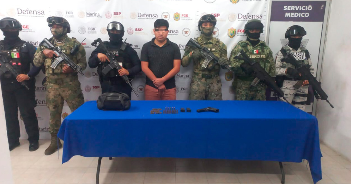 Detienen a presunto miembro de la delincuencia organizada Detienen a presunto miembro de la delincuencia organizada