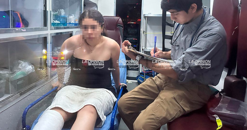 Encontronazo entre ruleteros deja una persona lesionada