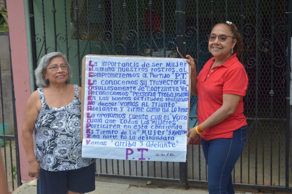 Lorena López suma a la Quirasco al PT
