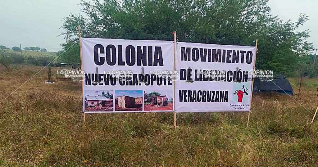 Invaden terrenos de la ex Hacienda Chapopote Invaden terrenos de la ex Hacienda Chapopote