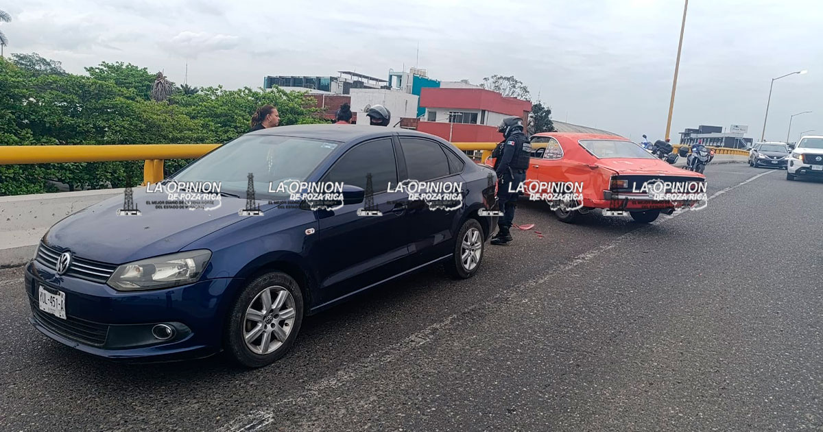 El muro de contención detuvo su exceso de velocidad El muro de contención detuvo su exceso de velocidad