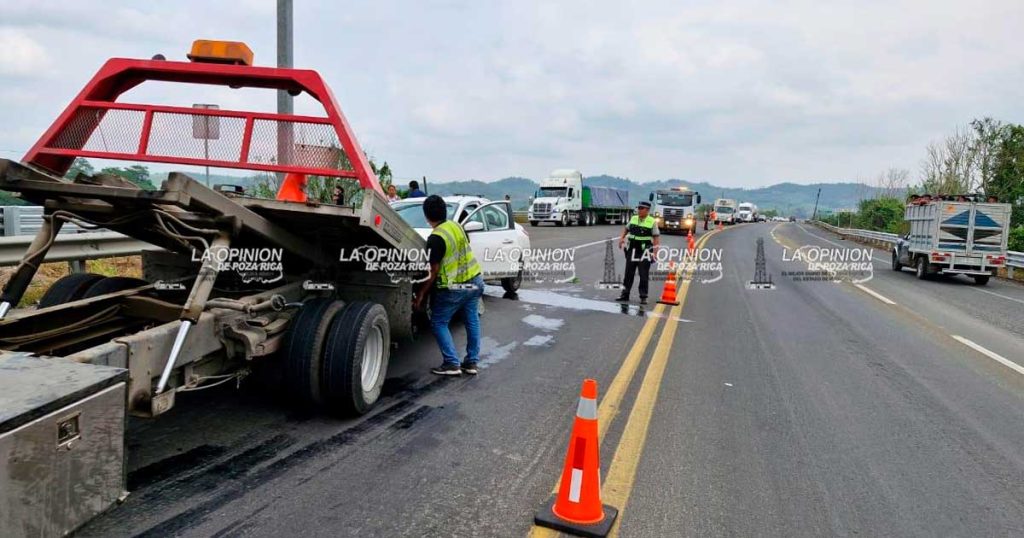 ¡Se durmió y chocó!