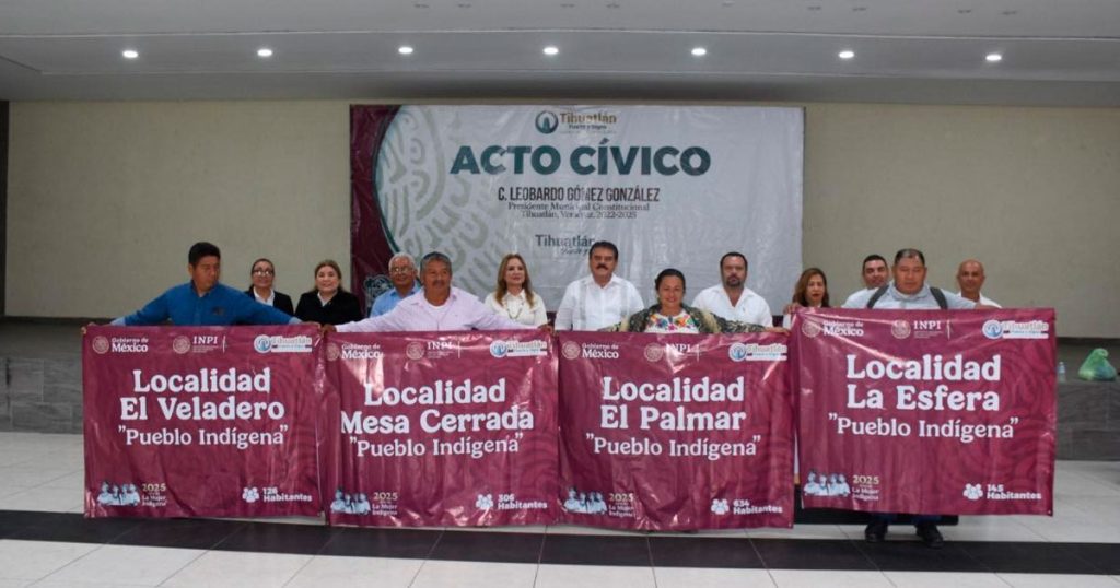 Reconocen identidad de Pueblos Originarios