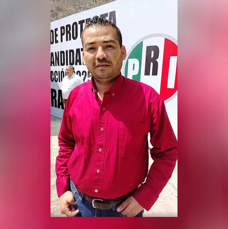Candidato del PRI pedirá protección Candidato del PRI pedirá protección