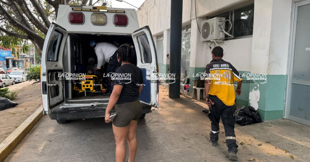 Niño resulta herido tras resbalar en el río Cazones