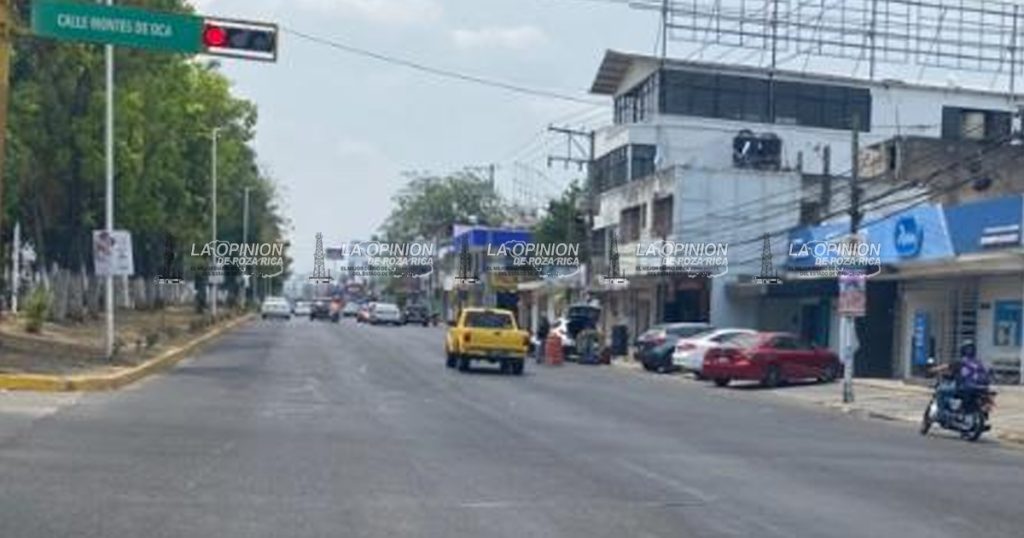 Ciudad semivacía por la temporada vacacional de Semana Santa