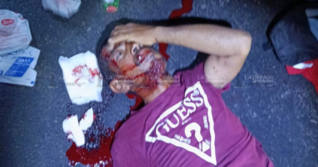 Casi pierde la vida en aparatoso accidente