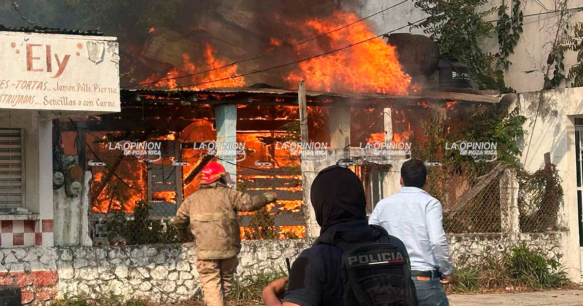 ¡Devastador incendio! ¡Devastador incendio!