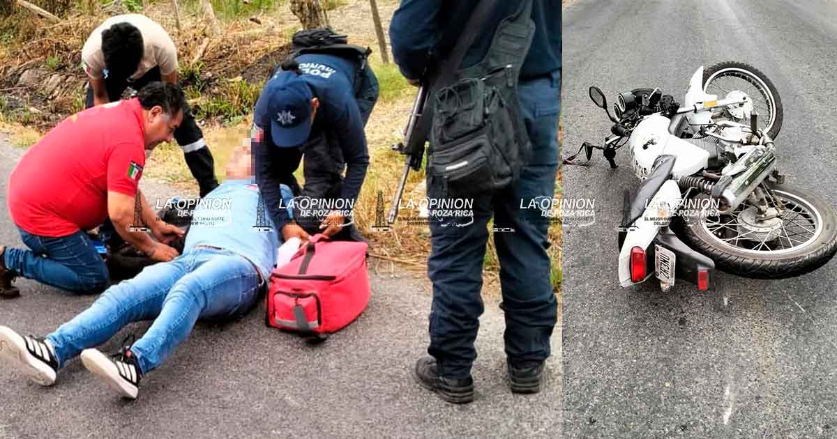 Empleado de 3B fracturado; derrapó con su motocicleta Empleado de 3B fracturado; derrapó con su motocicleta
