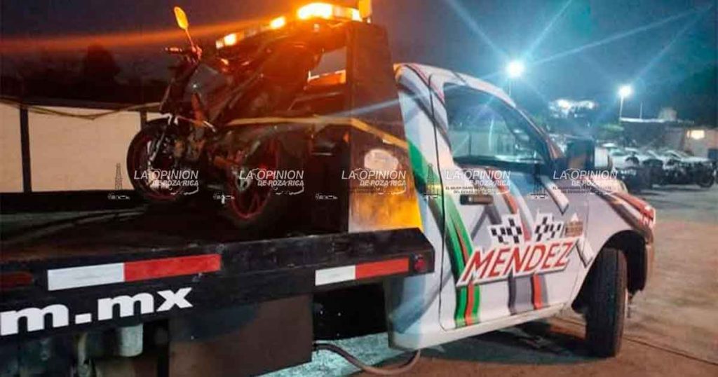Recuperan motocicleta con reporte de robo en la Palma Sola Recuperan motocicleta con reporte de robo en la Palma Sola