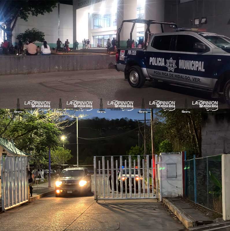 Movilización policíaca en el hospital Regional Movilización policíaca en el hospital Regional
