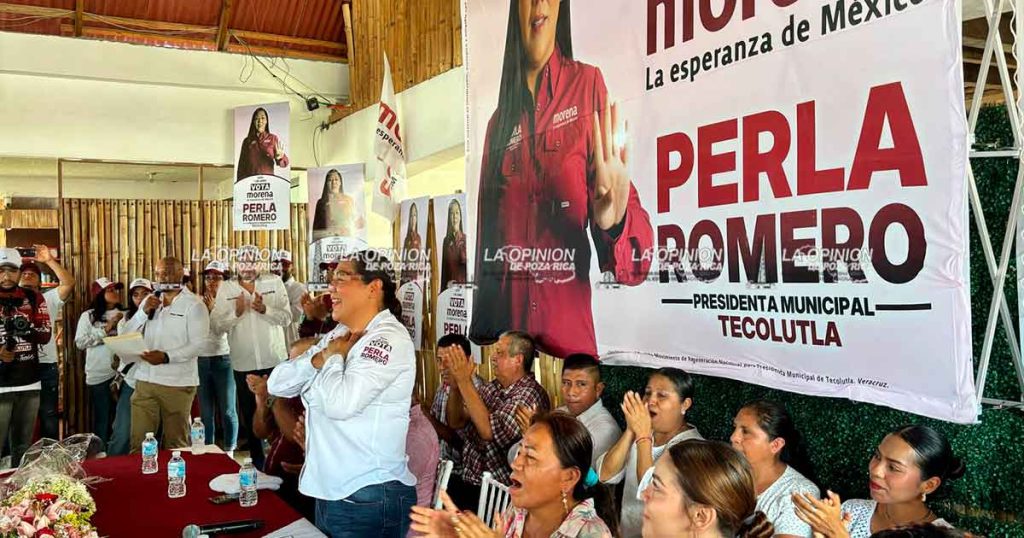 Perla Romero arranca campaña a la alcaldía