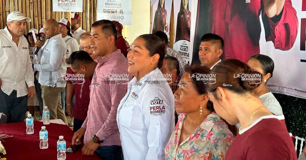 Perla Romero arranca campaña a la alcaldía