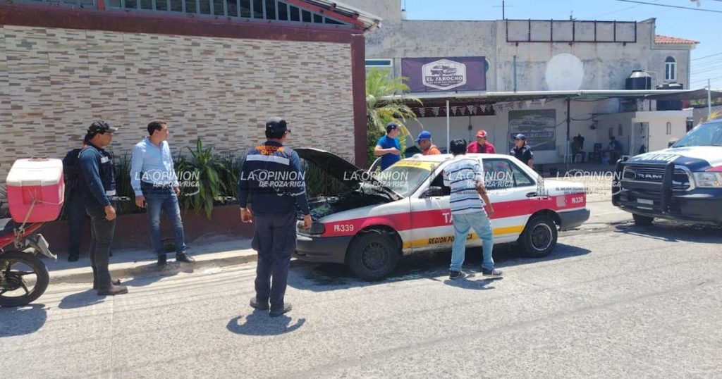 ¡Taxi en llamas!