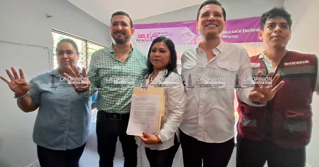 Mirta se registra como candidata de Morena