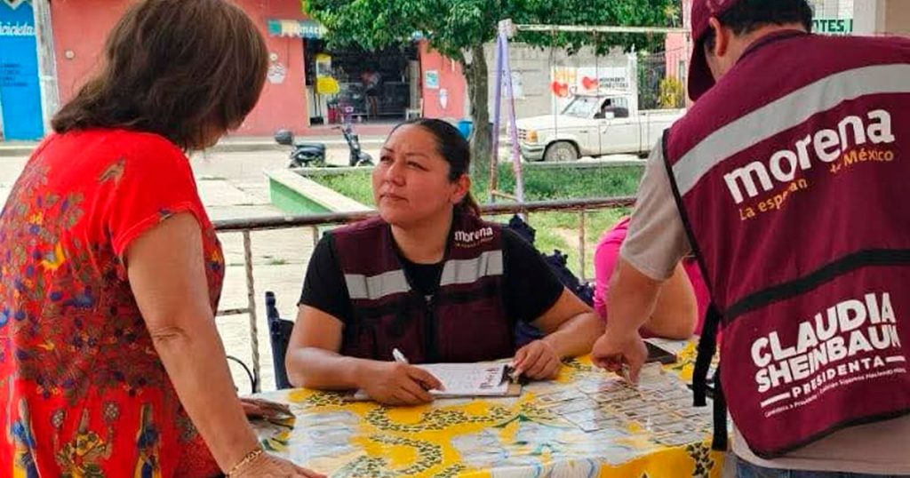 Líderazgos de la costa de Tecolutla se afilian a Morena