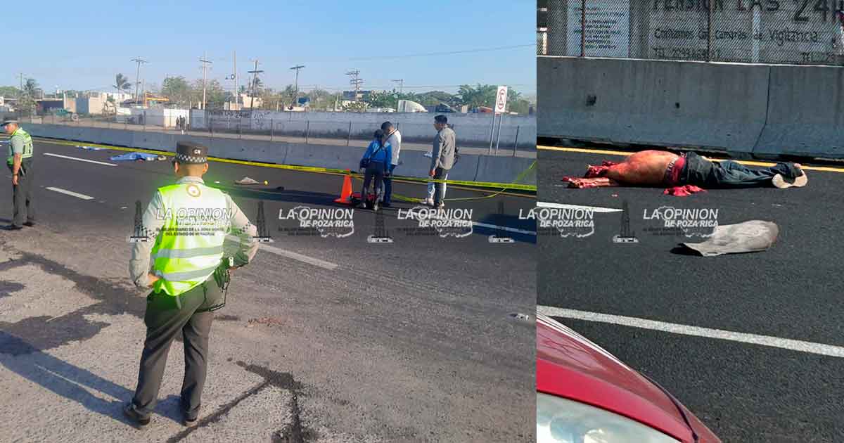 Hombre muere al lanzarse bajo las llantas de un tráiler en la autopista Veracruz-Cardel Hombre muere al lanzarse bajo las llantas de un tráiler en la autopista Veracruz-Cardel