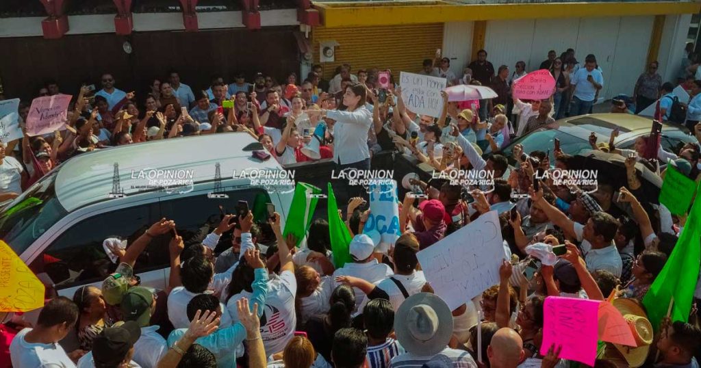 Poza Rica brinda respaldo total a Adanely Rodríguez en su registro ante el OPLE