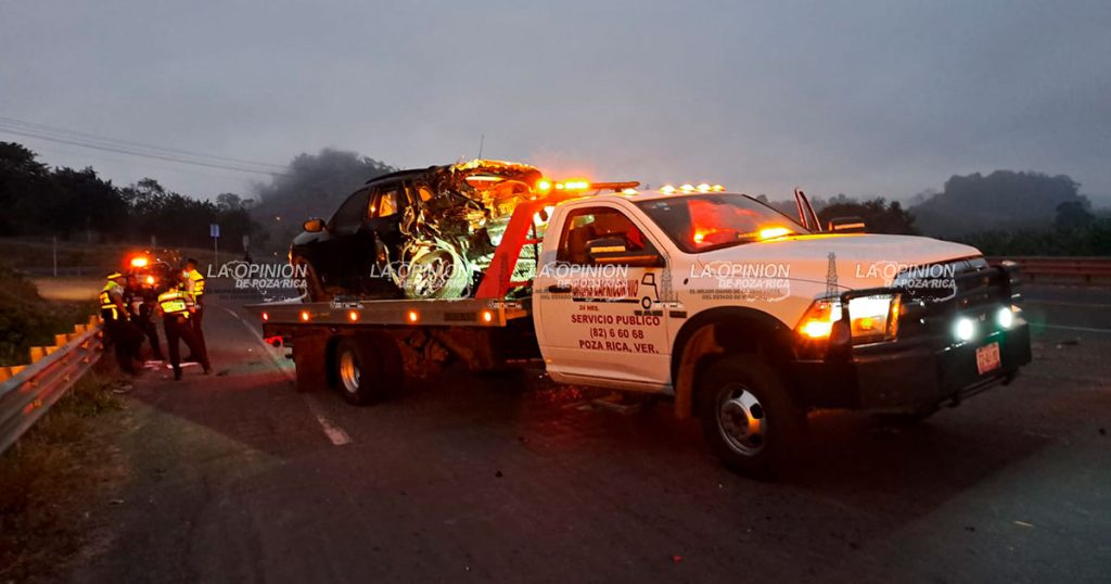¡Mortal accidente en la Poza Rica-Cazones!