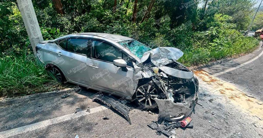 Fuerte accidente en Cerro Grande Escolín Fuerte accidente en Cerro Grande Escolín