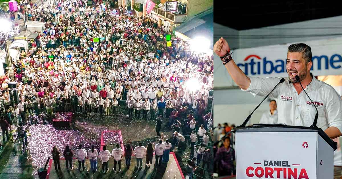 Cierre en grande de Daniel Cortina