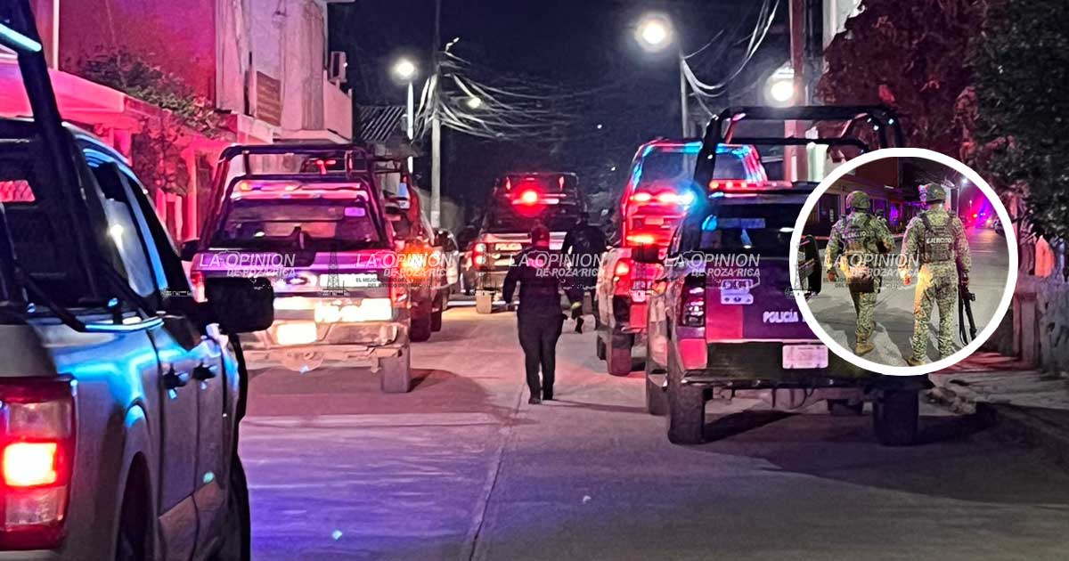 Fuerte despliegue policiaco y militar en la colonia Nacional Fuerte despliegue policiaco y militar en la colonia Nacional