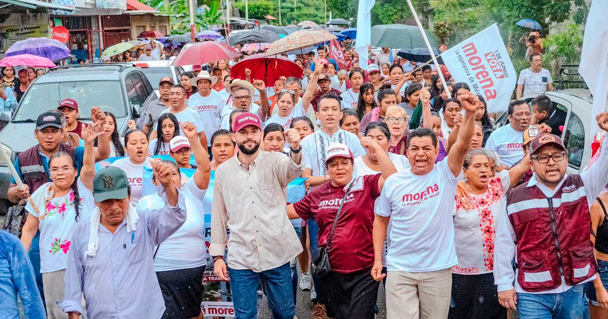 Multitudinario pre cierre de campaña de Jorge Alanís en comunidades Multitudinario pre cierre de campaña de Jorge Alanís en comunidades
