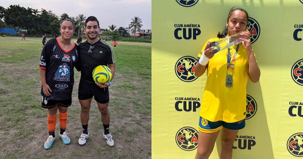 Futbolista de Coatzintla triunfa en Estados Unidos