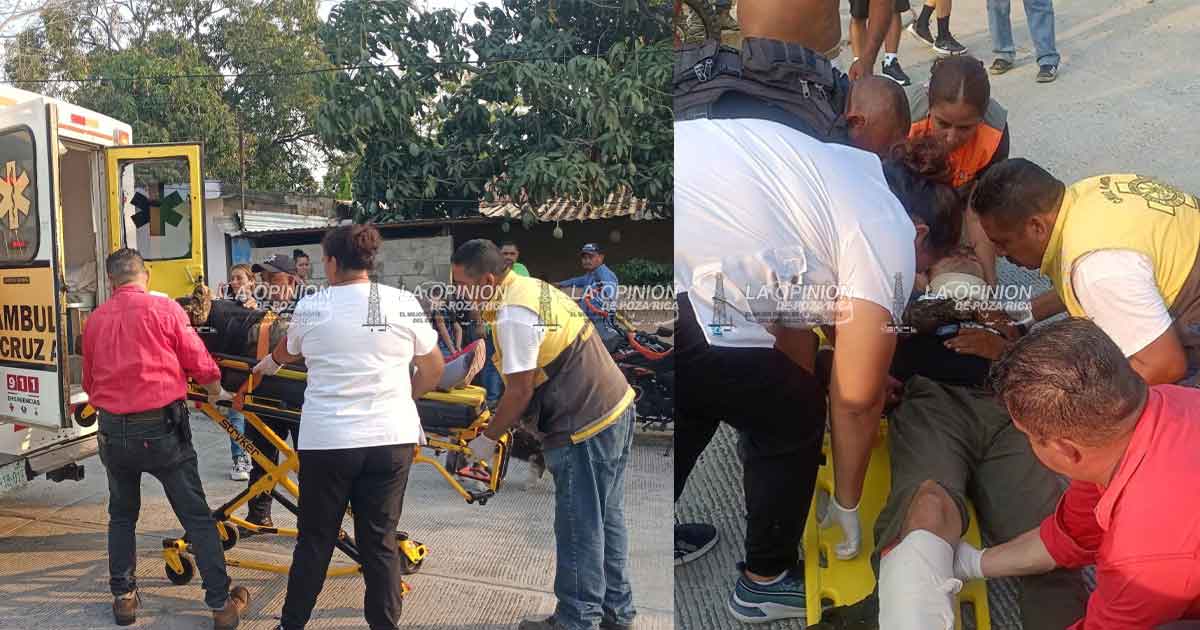 Motociclista de Naranjos se fractura una pierna Motociclista de Naranjos se fractura una pierna