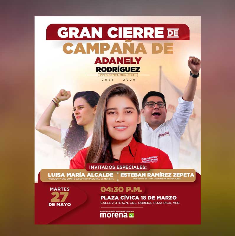 Poza Rica se pintará de guinda este 1 de junio Poza Rica se pintará de guinda este 1 de junio