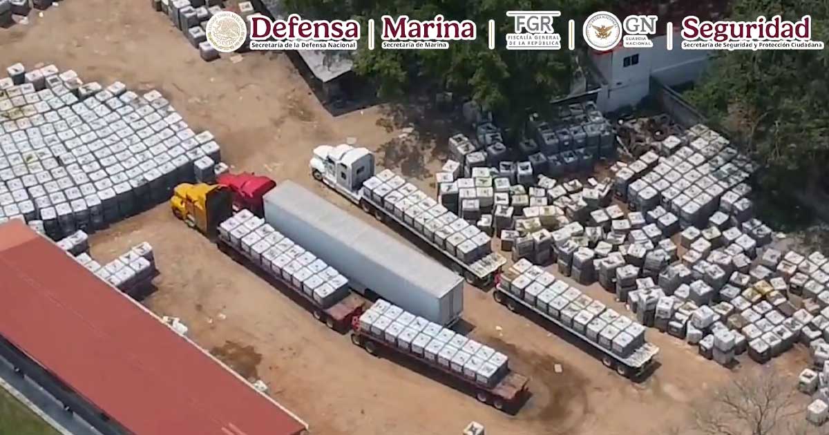 Decomisan 3 millones de litros de huachicol en predio del gobierno