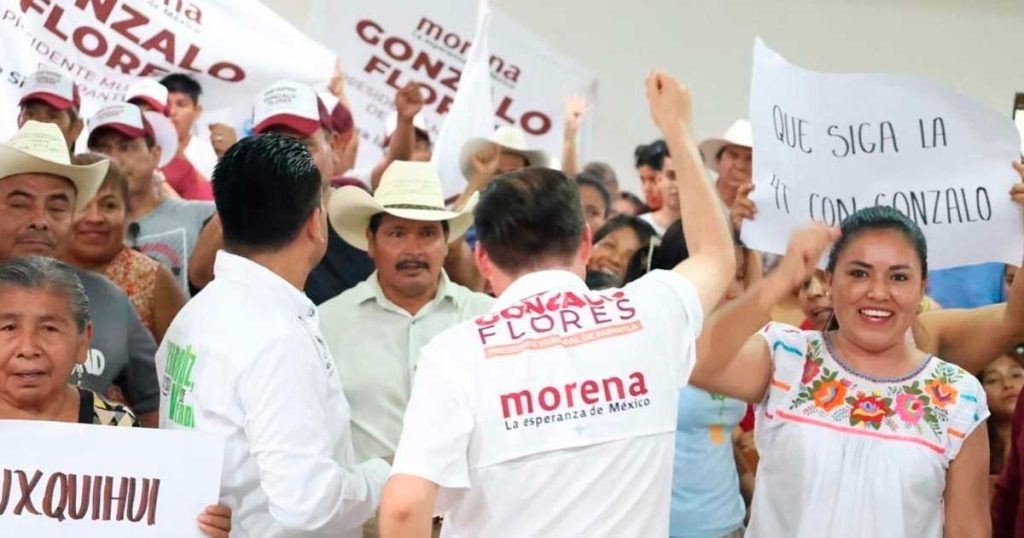 Comunidades se unen a Gonzalo Flores