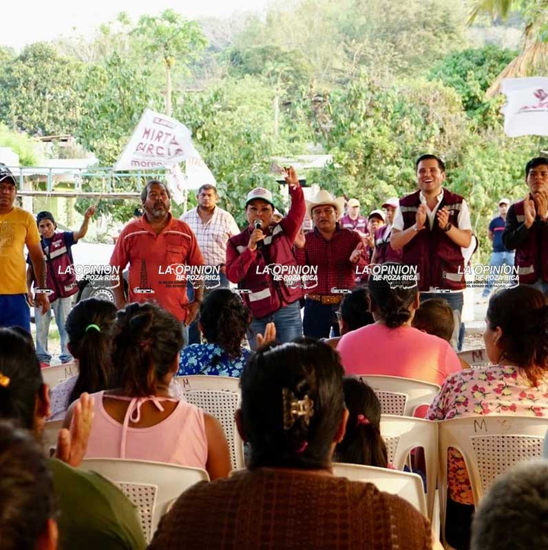“Por amor a Tihuatlán, vota por Morena”: Mirta “Por amor a Tihuatlán, vota por Morena”: Mirta