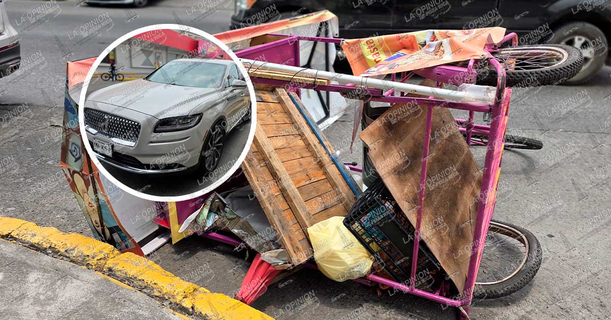 ¡Arrollan a comerciante ambulante!